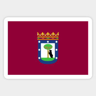 Flag of Madrid, Spain Sticker